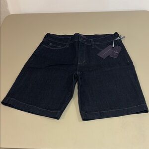 NYJD Los Angeles Dark Blue Denim Shorts NWT Women’s Size 8P